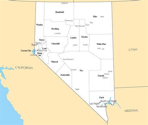 nevada cities|Nevada (USA): State, Major Cities & Places .